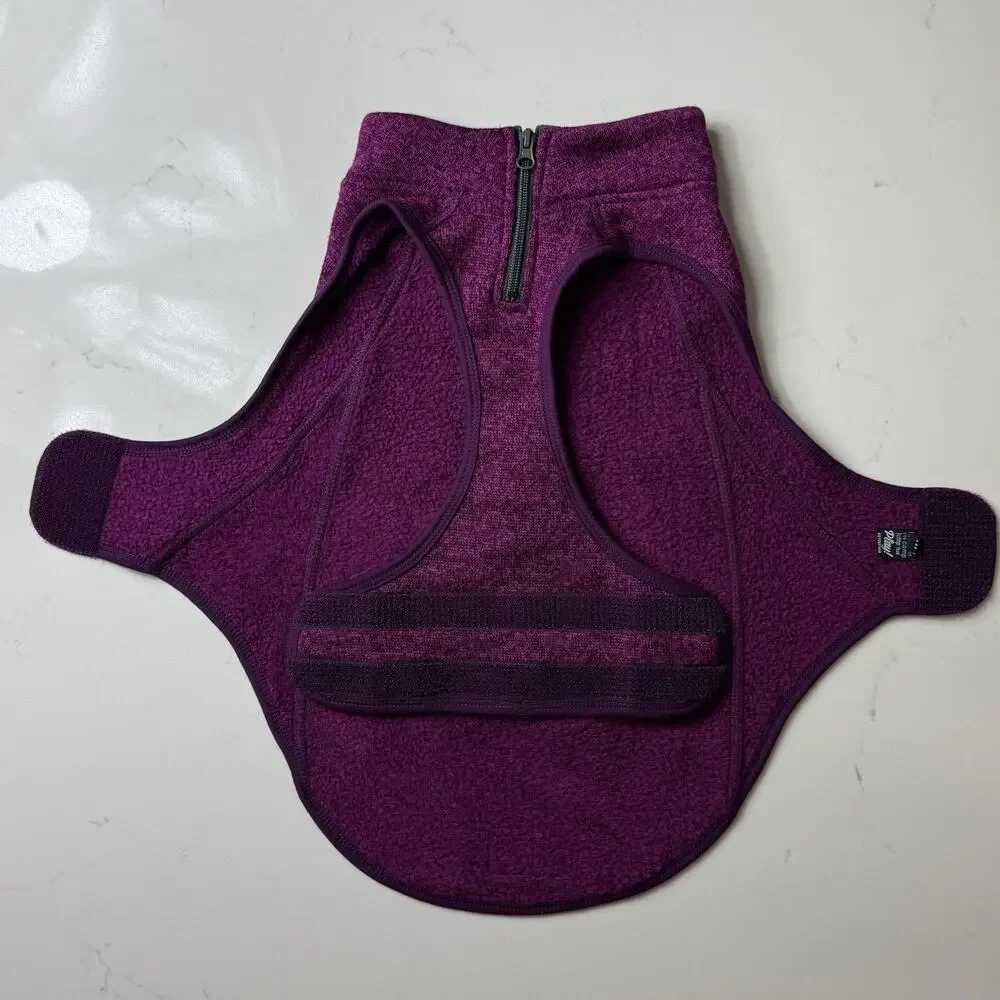 Kurgo K9 Core Dog Sweater M Heather Violet NWT Fleece Jacket Harness Access New